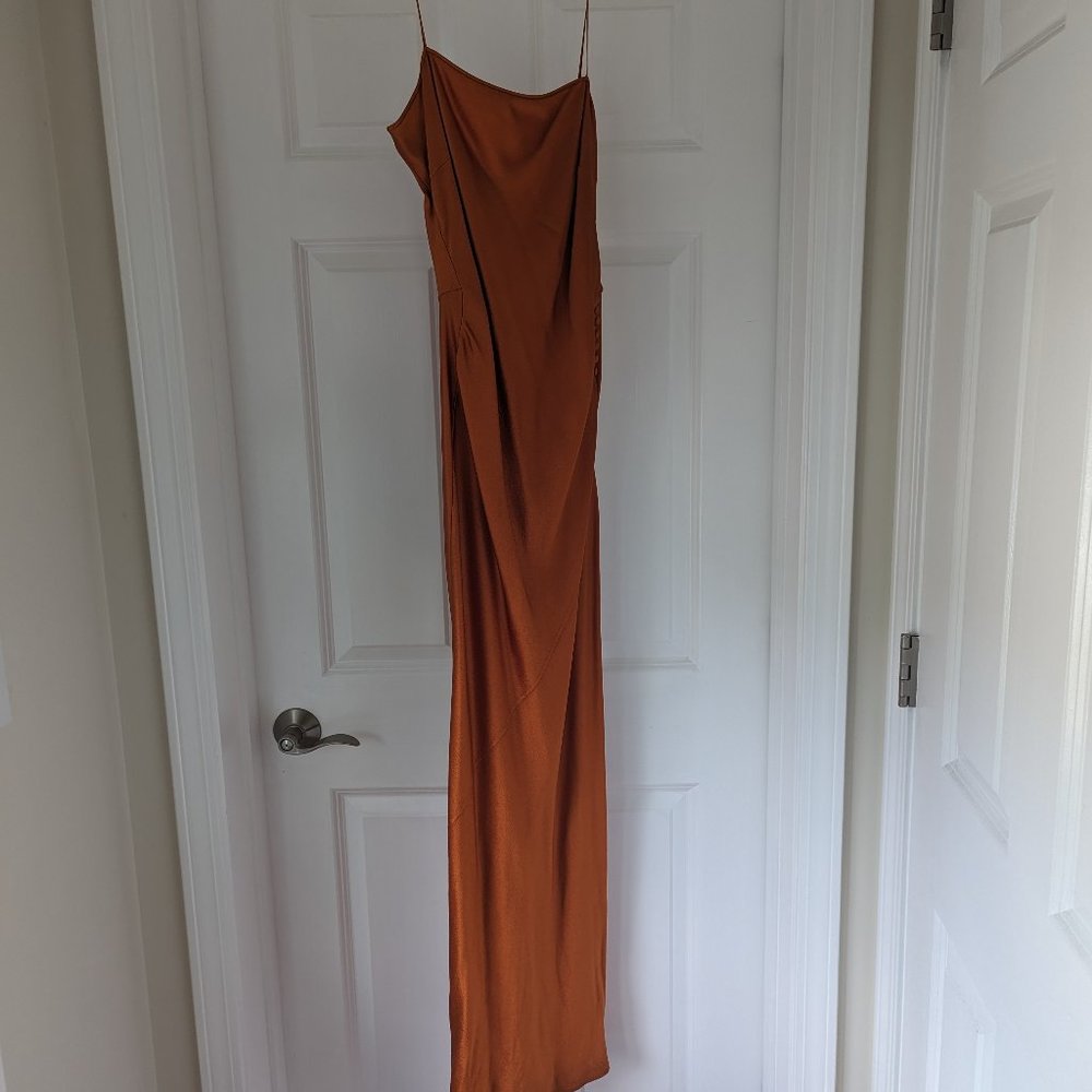 Christian Dior Boutique - AS IS - Burnt Orange Gown/Slip Dress